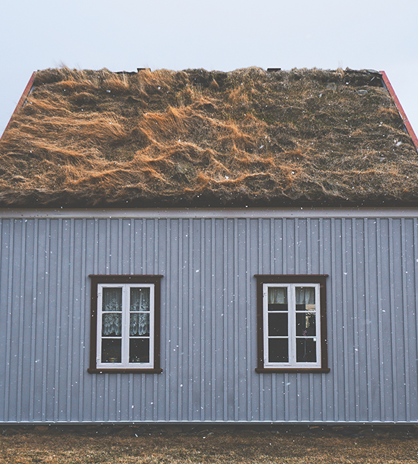 Casa con tejado ecofriendly
